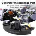 thumbnail image 3 of Soumake Car Generator Voltage Regulator Ignition Control Module Universal Easy to Install 2-3KW/5-6KW Voltage Regulator No-Spark Repair Kit, 3 of 8