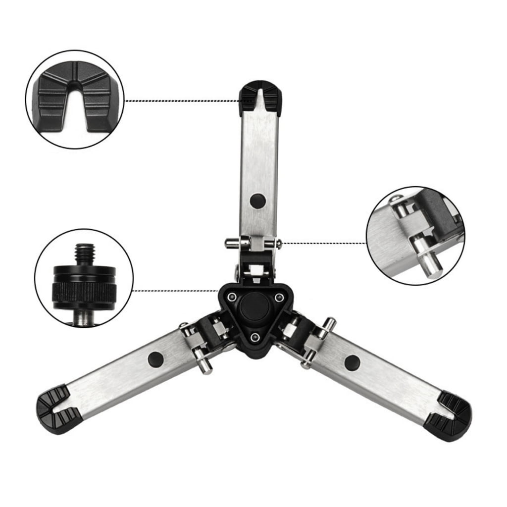 KCAHPAN Portable Aluminum Alloy Monopod Tripods Stand with 3/8 Screw Hole and 360 Degree Rotatable