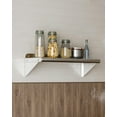 thumbnail image 4 of Stainless Steel Shelf 48"x12" Wall Mounted,Commercial Shelving, Floating Shelving, Metal Shelves, Heavy Duty Storage Rack for Kitchen, Garage and Utility Room, 4 of 6