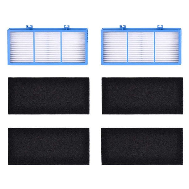 KEEPOW 2 Packs Air Filters for Holmes AER1 HEPA Type Total Air Purifier Filter, HAPF30AT for Purifier HAP242-NUC (2 Hepa Filter + 4 Carbon Filters)