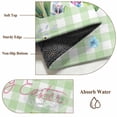 thumbnail image 2 of Easter Bunny Round Rug 4ft Washable Circle Entryway Rugs Non Slip Spring Flower Daisy Tulips Green Checkered Area Rug Indoor Floor Carpet for Bedroom Kitchen Living Room Home Office Dining Room, 2 of 8