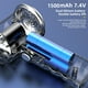 thumbnail image 4 of Aspiradora para coche 3000PA succión fuerte | Soplador y aspiradora inalámbricos portátiles para limpieza de coche y hogar | Batería de 1200mAh | Bajo ruido, potencia 120W | Múltiples cabezales de, 4 of 9