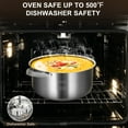 thumbnail image 6 of 15 Piece Stainless Steel Cookware Set, Pots and Pans Set with Lids Non Toxic, Kitchen Induction Cookware with Utensil Sets For Oven & Dishwasher ,Heavy Premium Kitchen Cooking, 6 of 10