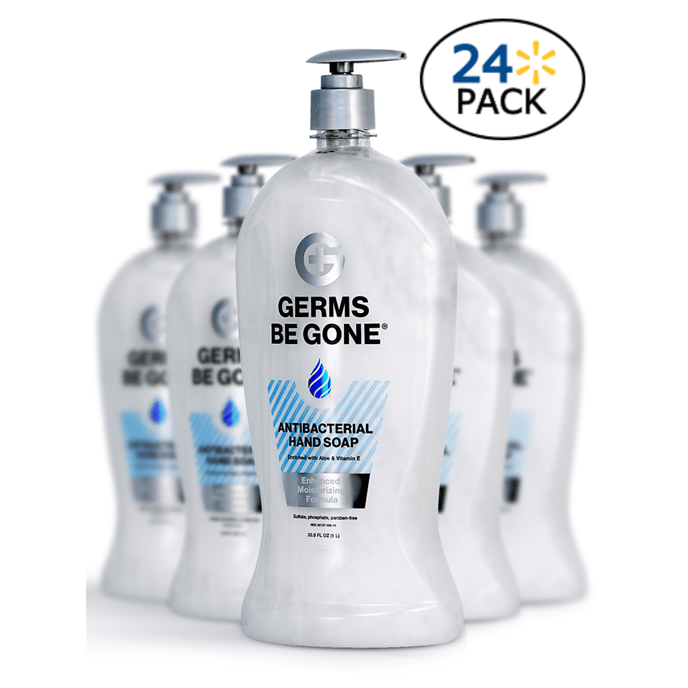 Germs Be Gone Antibacterial Hand Soap Enriched with Soothing Aloe