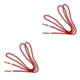 thumbnail image 2 of Tholdsy Cable de Audio para Interior de coche a de 3,5mm, cable auxiliar para auriculares, pieza de repuesto, música para ordenador, Rojo 2Conjunto, 2 of 6