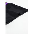 thumbnail image 2 of ABPHQTO Bañador negro con ribete violeta para mujer, 2 of 5