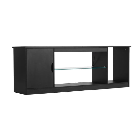 TV Stand for 65 inch TVs, Modern Entertainment Center with LED Lights