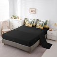 thumbnail image 5 of Castle Fairy Watercolor Camping Deer Queen Bedding 7pcs,Pine Mountain Tent Meadow Bedding Comforter Set Queen,Brown Sage Cream,Black Reversible, 5 of 7