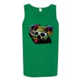 thumbnail image 2 of Neon Technicolor Trippy Party Rainbow Koala | Mens Animal Lover Graphic Tank Top, Kelly, X-Large, 2 of 4