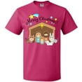 thumbnail image 3 of Inktastic Merry Christmas Cute Nativity Scene T-Shirt, 3 of 5