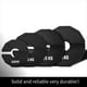thumbnail image 4 of Gimnasio Micro-Plates Dumbbell Fractional Weight Disc Rubber Fractional Weight Discs Add-On Change Negro 0.5kg, 4 of 5