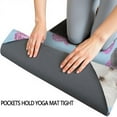 thumbnail image 3 of Poodles Hot Yoga Mat Towel Non Slip for Hot Yoga - Quick-Drying Yoga Mat Cover with 4 Corner Pockets with Travel Bag - Hot Yoga Towel Non Slip Grip Moisture Wicking Sweat 70"x26", 3 of 6