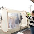 thumbnail image 4 of Hyasfey Clothes Cover Dust Rain Protection Foldable Design Clothes Hood Indoor Outdoor Clothes Organizer Cover, 4 of 8