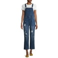 thumbnail image 2 of No Boundaries Juniors' Retro Overalls, 2 of 6