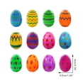 thumbnail image 4 of Juguetes de huevos de Pascua de plástico BuyWeek 18 huevos juguete de huevo giratorio de conejo, 4 of 7