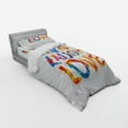 thumbnail image 3 of Ambesonne Live Laugh Love Bedding Set 4 Pcs, Joyful Words, Queen, Multicolor, 3 of 3