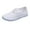 White, variant on Womens Shoes,Breathable Loafers Canvas Fabric for Summer Walking Flat Shoes Breathable Loafers for Wide Feet,Shoes for Women,White,7.5