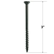 Grip-Rite PrimeGuard Plus #9 x 3 in. Black Wood to Wood Deck Screw 1 lb.