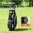 thumbnail image 6 of VEVOR Golf Cart Bag with 14 Way Organizer Divider Top, 36” 13 Pockets Premium Cart Bag, Durable Golf Bags with Handles & Dust Cover & Detachable Straps for Men & Women, Black Color-Block, 6 of 9