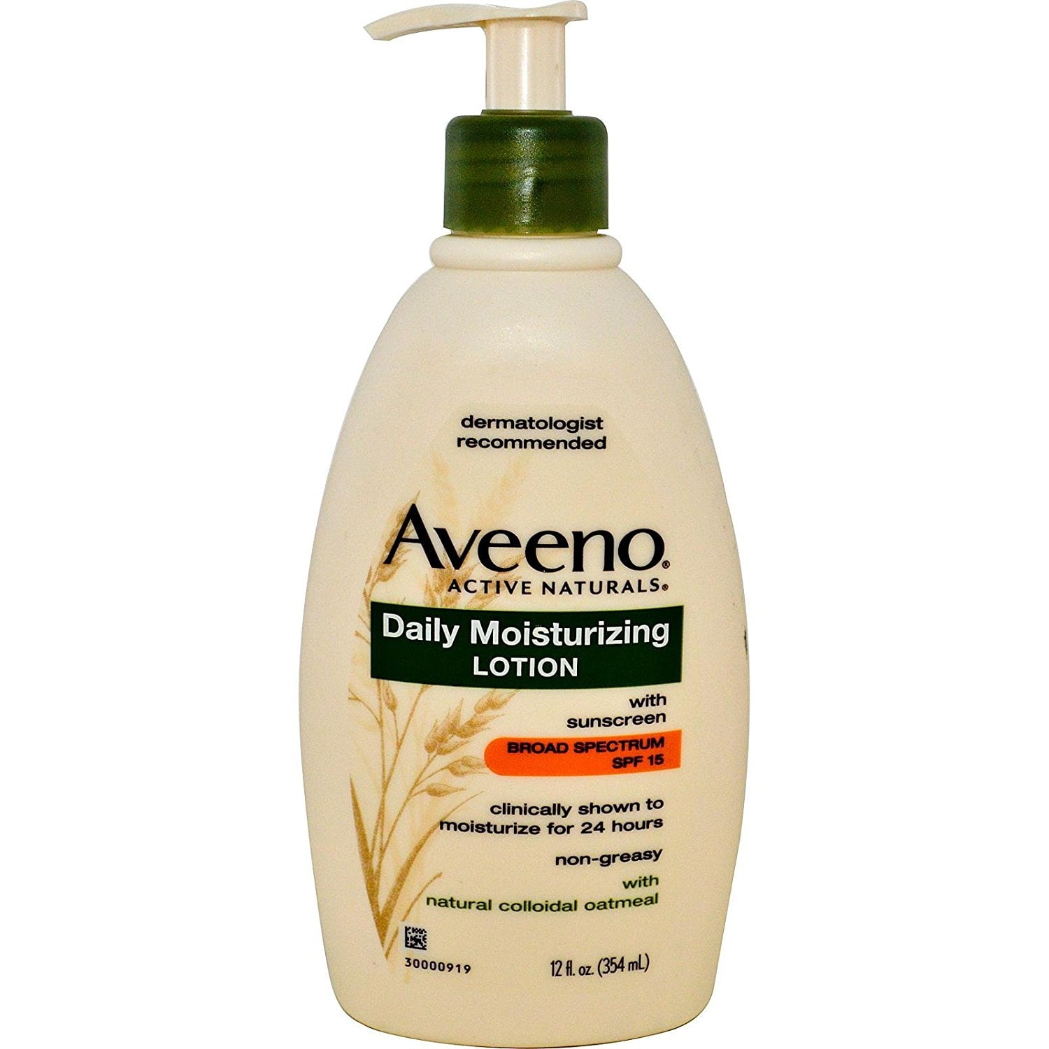 aveeno daily moisturizing lotion with sunscreen