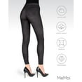 thumbnail image 6 of MeMoi High-Waisted Skinny Jean Leggings - Womens - Female (Small/Medium, Black), 6 of 7