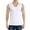 White, variant on Men's Summer Ice Silk Traceless Thin Breathable Pure Color V-neck Sleeveless