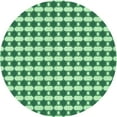 thumbnail image 1 of Ahgly Company Indoor Round Patterned Dragon Green Area Rugs, 5' Round, 1 of 6