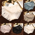 thumbnail image 5 of Women Luxury Style Satin Sexy Lace Smooth Stretch Breathable Panties Breifs, 5 of 11