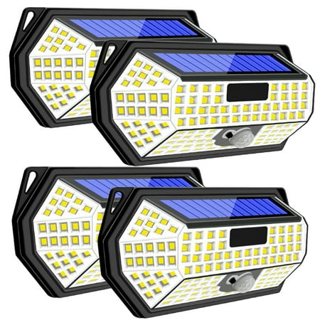 

Exgreem LED Outdoor Solar Lights Motion Sensor Night Light for Pathway 4 Pack