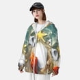 thumbnail image 3 of Lsque Seashell On The Beach UPF 50+ Lightweight Sun Protection Men's Women's Long Sleeve Shirt, Hoodie Performance -XX-Large, 3 of 9