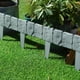 thumbnail image 5 of Valla de jardín con borde de plástico con efecto de piedra, paneles decorativos para césped y plantas, 5 unidades, 5 of 5