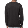 thumbnail image 4 of Hanes Perfect Sweats Crewneck Sweatshirt, Men's Long Sleeve Pullover Fleece, Black, 2XL, 4 of 5