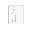 Genuine OE Porsche Pressure Cylinder - 970-628-153-00