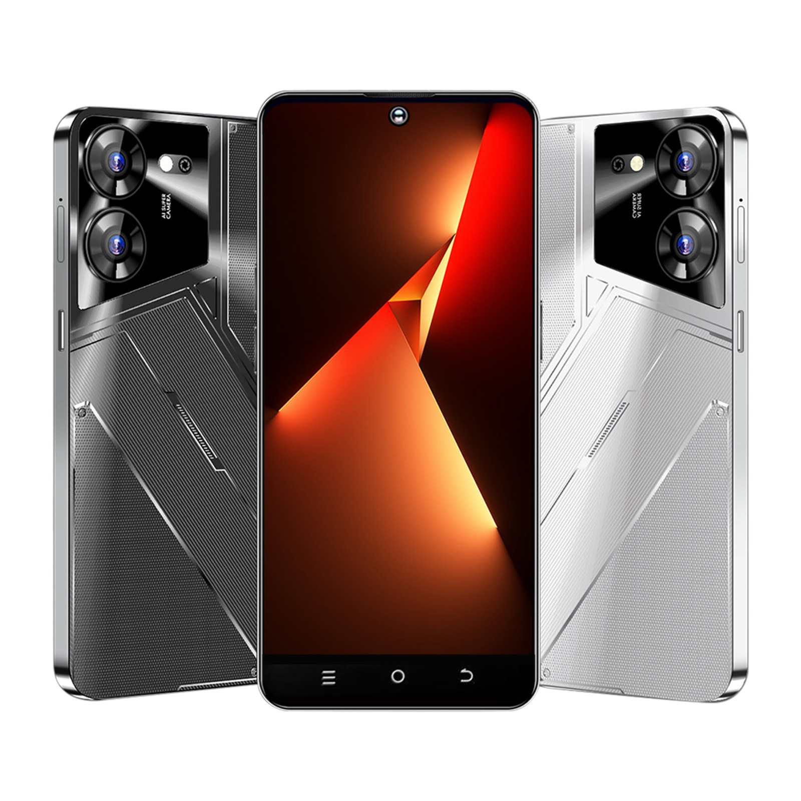 taicans Smartphone With Android Memory 3GB+32GB 6.53 Inches 4G MTK6753 Octa-Core CPU Front Camera2MP + Rear Camera13MP