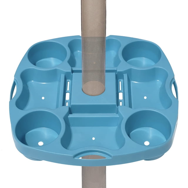 Bandeja para Mesa de Sombrilla PayandPack Myard de 15 Pulgadas con 4 Portavasos