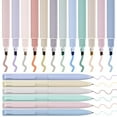 thumbnail image 3 of 12PCS Aesthetic Bible Highlighters and Gel Pens with Soft Ink And Tip, Preppy, 3 of 7