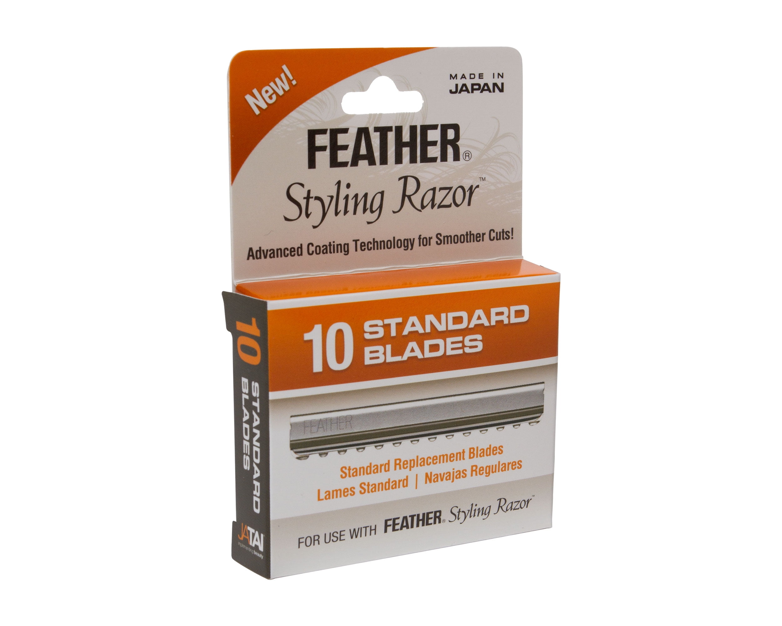 FEATHER Styling Razor Standard Blades Quantity10 Blades