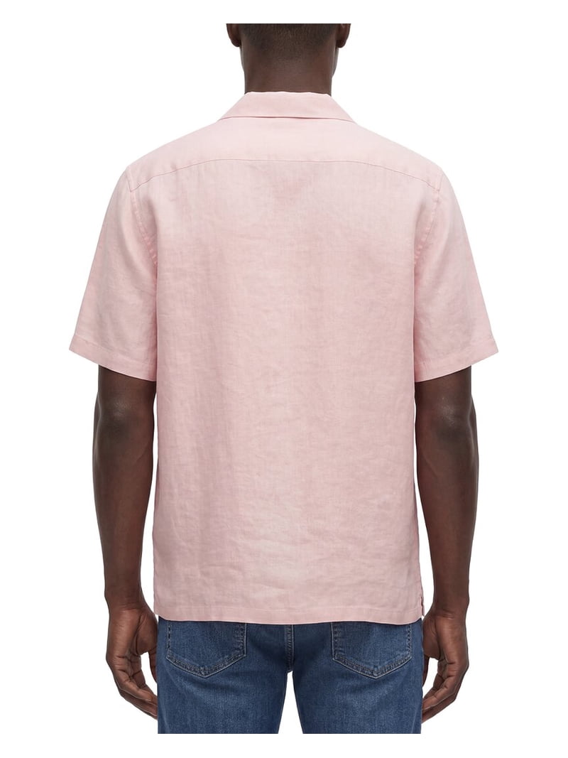 Theory mens Daze Precise Linen Shirt, m, Pink - Walmart.com