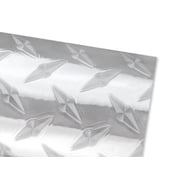 PA Vinyl 12x 36 Roll Permanent Adhesive Mini Diamond Plate Silver