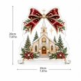 thumbnail image 3 of Diy Christmas Diamond Painting Kit, Christmas Decorations,Snowman Pearl Bead Painting With Display Frame, Easy 5D Gem Mosaic Art, Ideal Xmas Home Wall Decoration For New Crafters (Christmas Chapel), 3 of 7