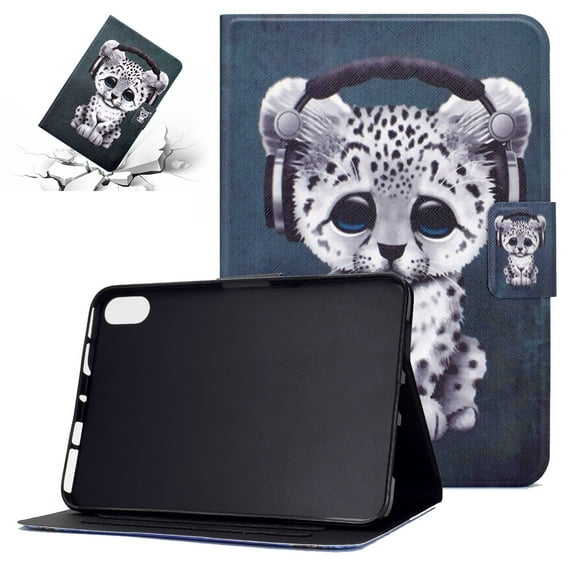 TECH CIRCLE for Apple iPad 10th Generation Case 10.9 Inch 2022, Colorful Painting Multi-Angle Viewing Folio Wallet Smart Cover with Auto Wake/Sleep for iPad 10th Gen 10.9" Case, Music Panther