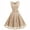 Champagne, variant on Market In The Box Women Floral Lace V Neck Sleeveless Bridemaid Party Dress