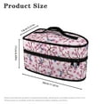 thumbnail image 6 of ZUXONGSY Hummingbird Cherry Blossom Print Steam Iron Holder Waterproof & Dustproof Garment Steamer Case Lightweight Travel Iron Organizer with Handle , Case Only, 6 of 6