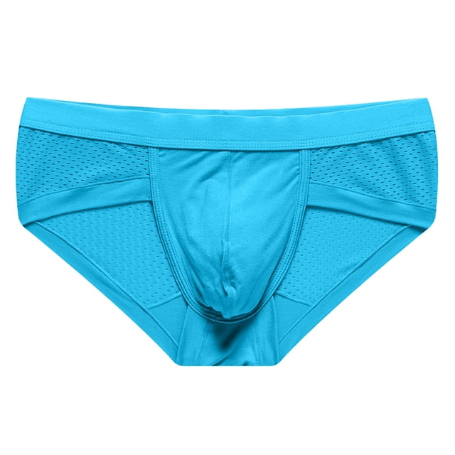 Posijego Bikini Briefs for Men Seamless Low Rise Breathable Underwear Stretchy Comfortable Soft Panties