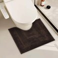 thumbnail image 3 of Dongrere U-Shaped Toilet Mat Non-Slip Bathroom Floor Mat bsorbent Microfiber, 20"x16", 3 of 6