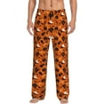 thumbnail image 1 of Balery Retro Halloween Pantalones de pijama para hombre, pijama ultraligero, pantalón de descanso-Large, 1 of 6