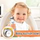 thumbnail image 3 of Baby Bowl Inclined Toddler Dish With Suction, 4.61x4.61x2.99, Stainless Steel Inner Plate, Kids Travel Yellow, 3 of 5