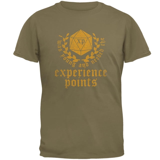 Young and Needed the Experience Points T-Shirt pour Hommes