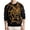 Orange, variant on Men's Spider Web Knit Sweater Long Sleeve Crew Neck Casual Pullover Top