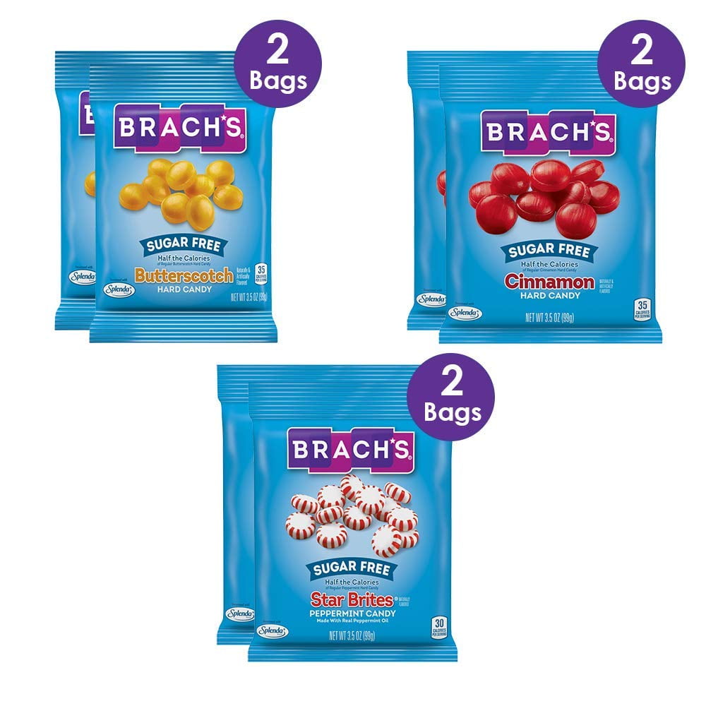 Brach's Sugar Free Variety Candy, 3.5 oz, 6 Count - Walmart.com